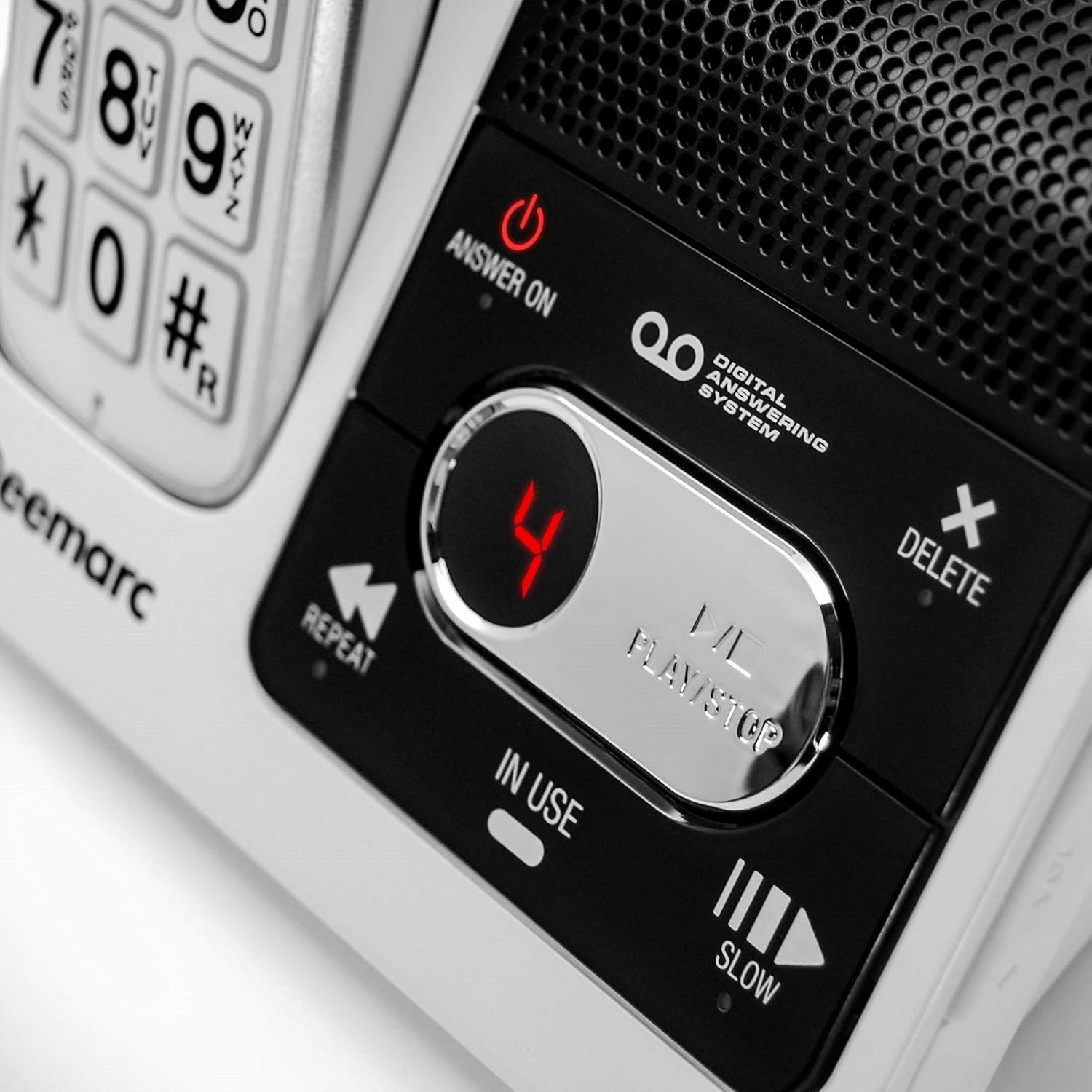 Geemarc Amplidect 595 U.L.E Highly Amplified (50Db) Cordless Phone + Extra Twin Handset - Phone for the Hard Hearing - Hearing Aid Compatible (T-Coil) image number 3