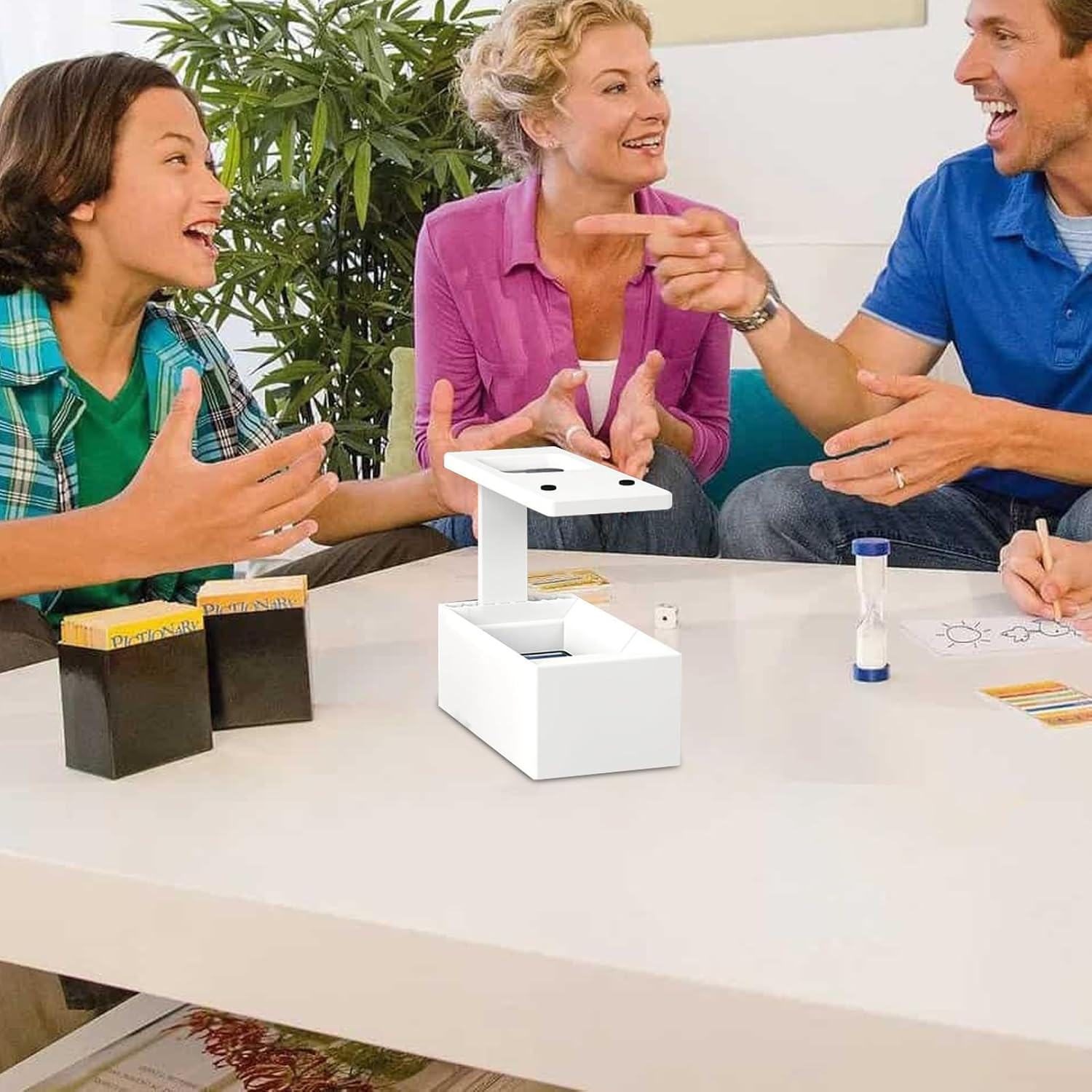 Portable Card Scanner Stand,Non-Slip Base Scanstand Holder,Multi-Functional Scanning Tool,Portable Trading Card Scan Stand with Phone Holder,Grading Collecting Game Events image number 1