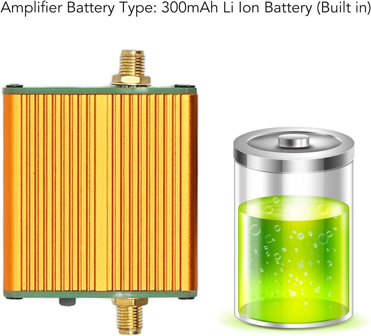 50Khz-2Ghz SDR Receiver Malahit SDR Receiver, 3.5In Touch Screen 3600Mah Battery AM SSB NFM WFM CW Shortwave Radio Receiver (SDR V3 Host with Low Noise Amplifier) image number 4