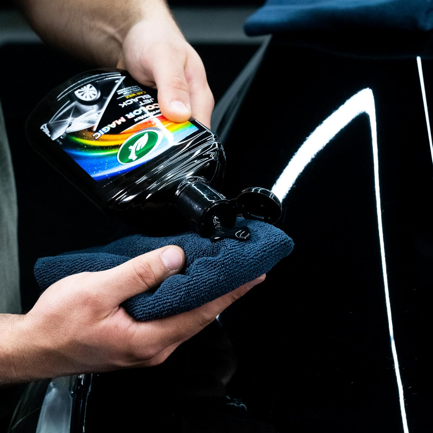 Turtle Wax Color Magic Wax, Black, 500Ml image number 1