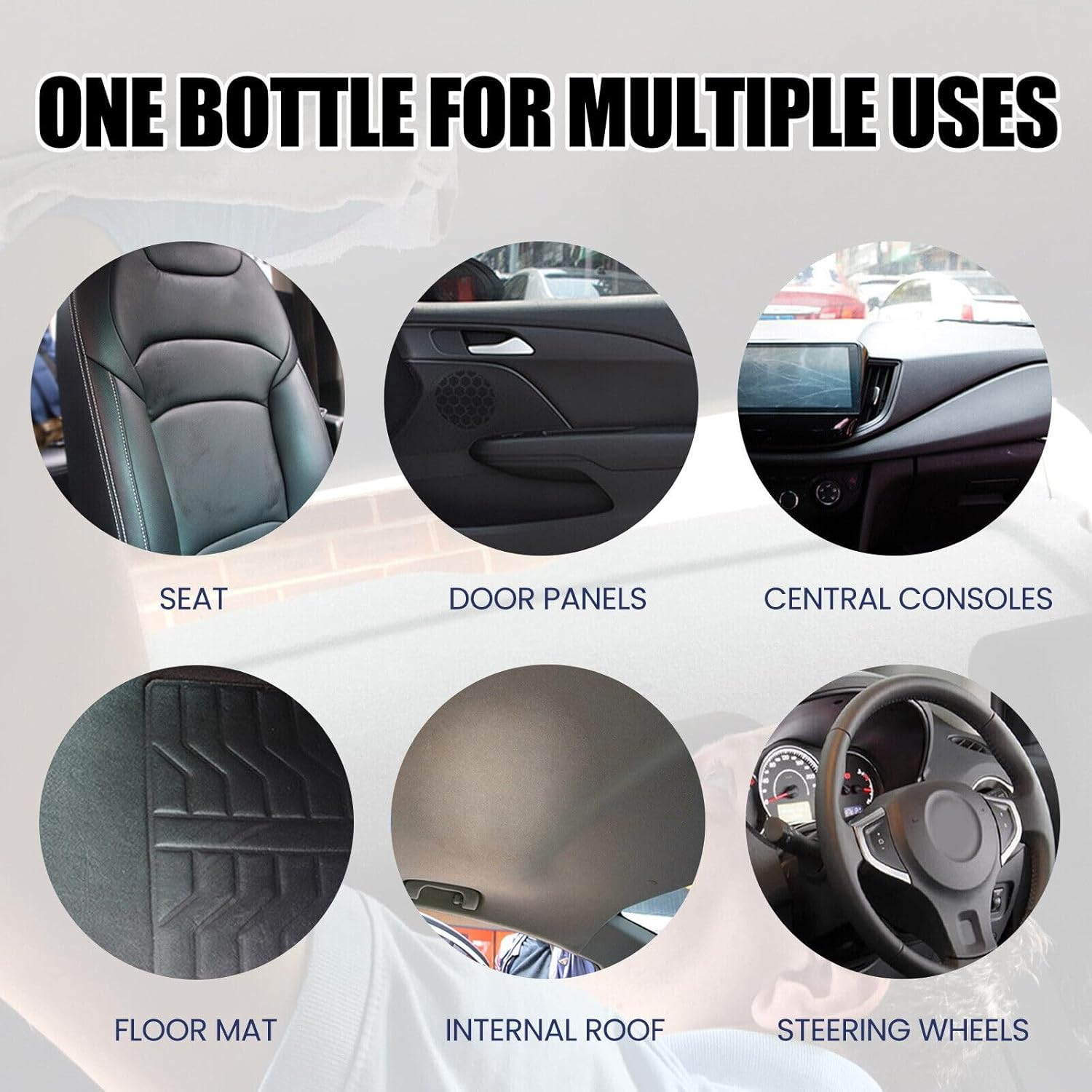 Tootoo Car Foam Cleaner, Special Cleaning Agent for Seat Cleaning, Maintenance (3) image number 4