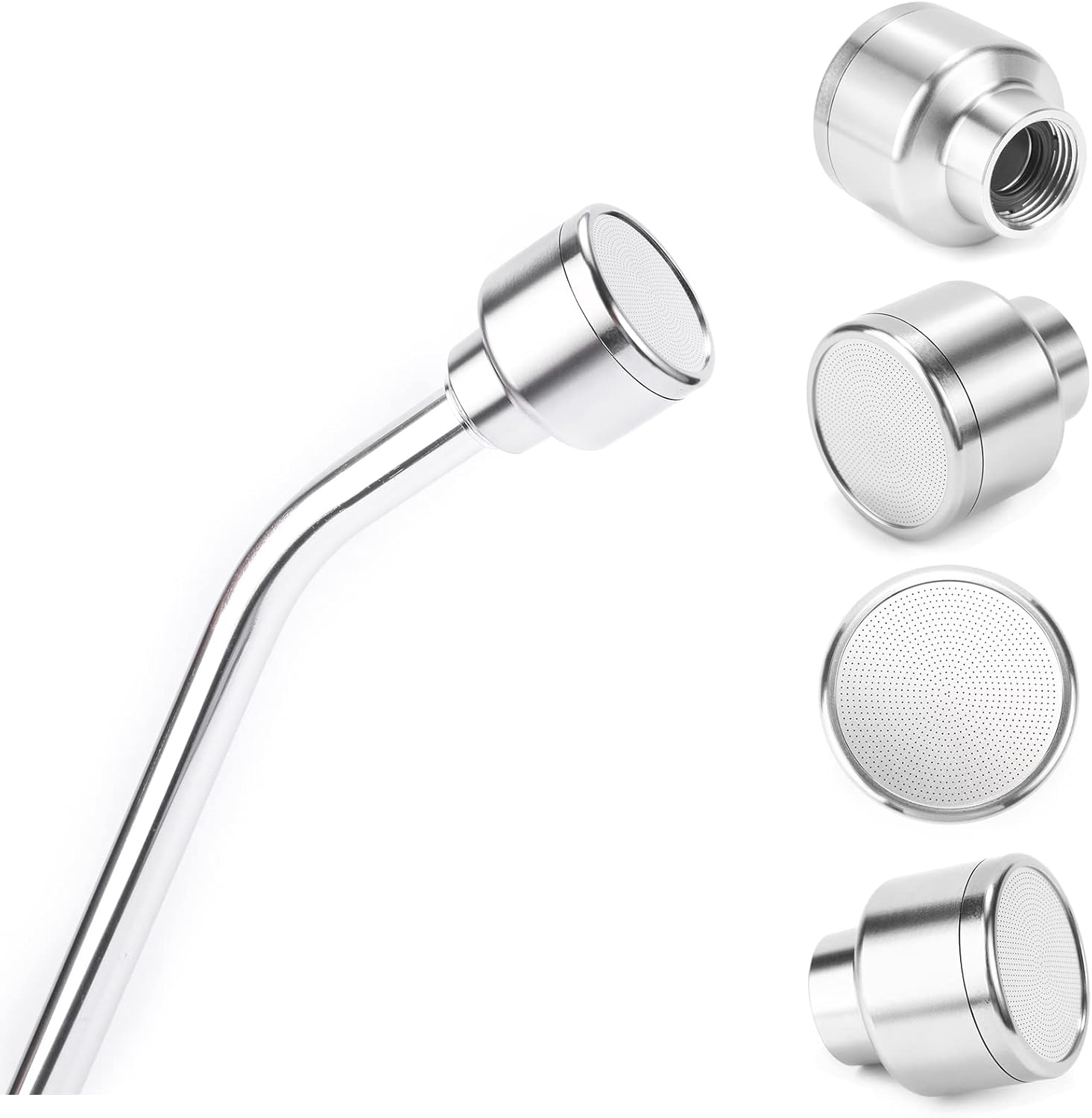 18-Inch Soft Rain Watering Wand with Shut off Valve, Lightweight and Durable Metal Gentle Watering Wand Perfect for Hanging Baskets, Planters, Garden, Shrubs and Seedbed image number 2