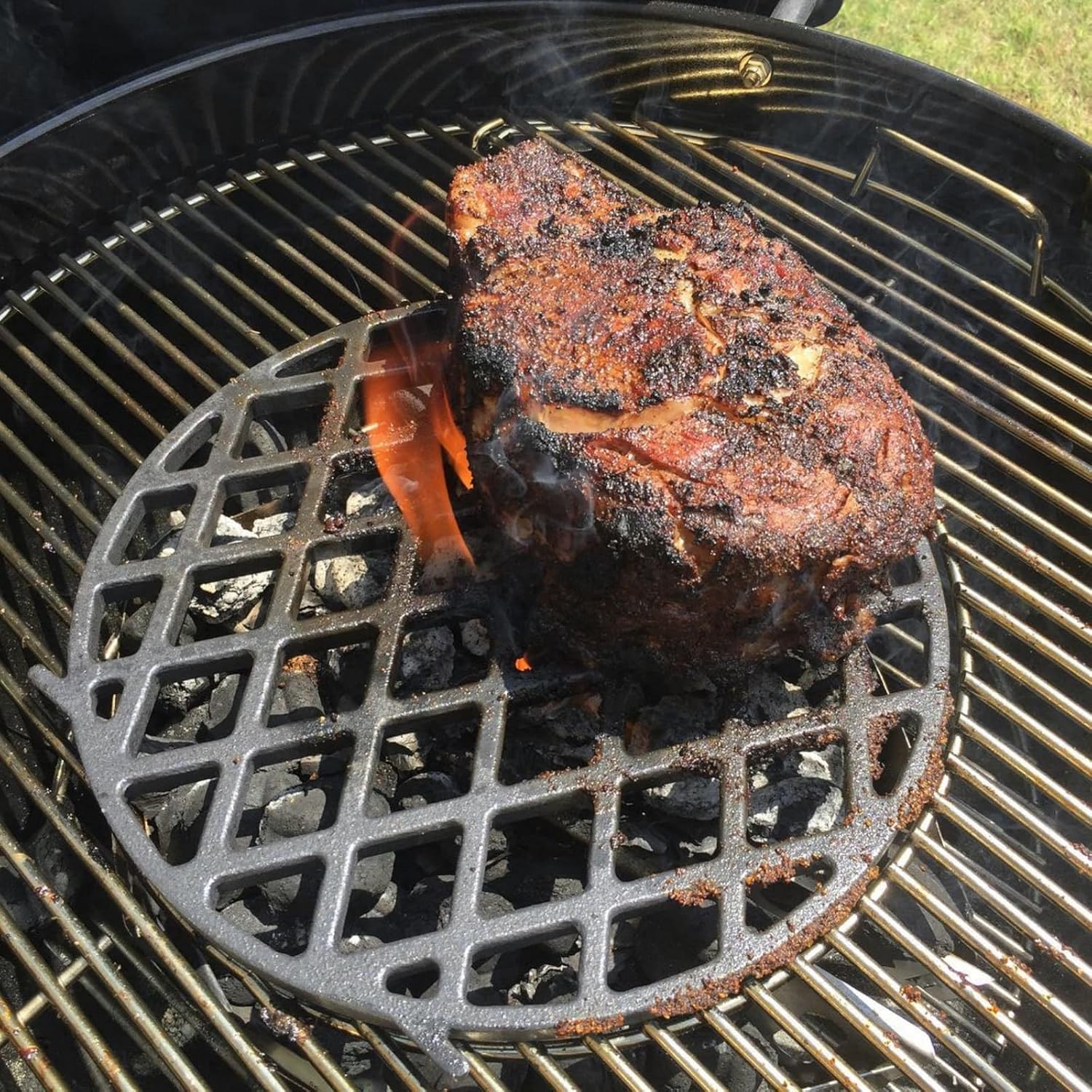 8834 65940 Sear Grate Insert for Weber Gourmet BBQ System Accessories, for Weber Genesis GS4 II Replacement Parts, Spirit & Summit, for Weber Charcoal Grills, for Weber Master-Touch 22 & 22.5" Kettle image number 3