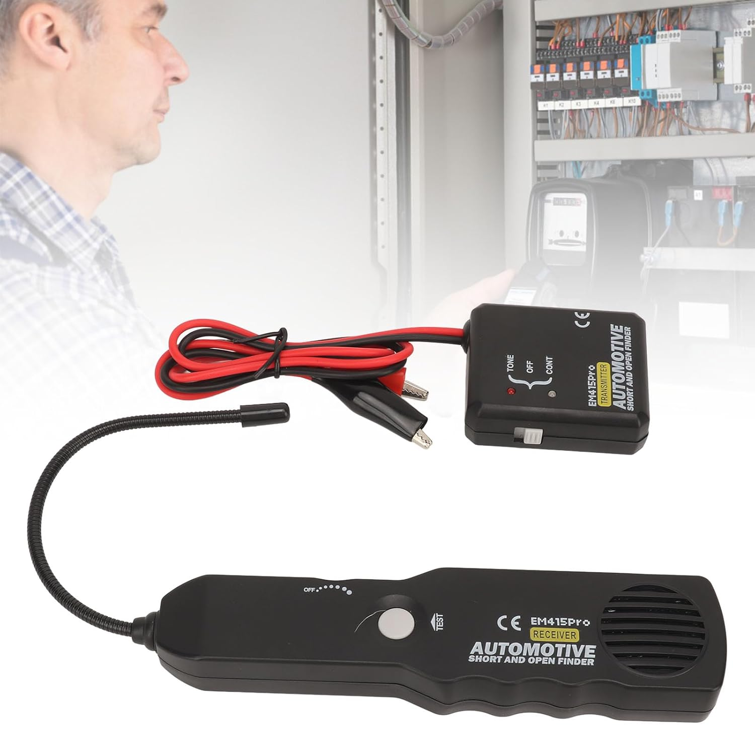 Zerodis Automotive Short Open Finder, Wire Breaker DC Buzzer Indicator Light Car Cable Fault Tracker Flexible Probe Circuit Finder Suitable for Trucks Tractors Boats Repairing image number 3