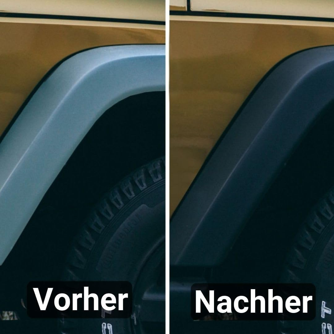 ATG Plastic Paint, Perfect Colour, Plastic Colour Black, Colour for Plastic Exterior, Bumper, Black, 2 Piece Set image number 2