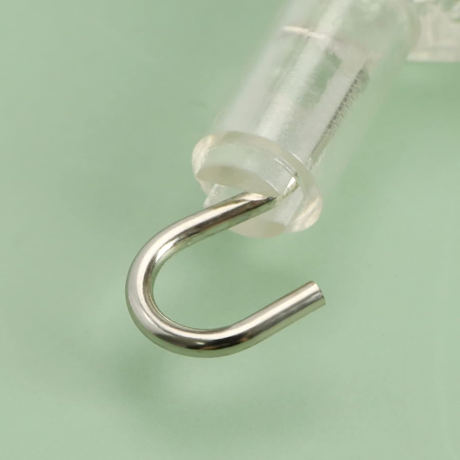 Emsea 4Pcs 1" Blinds Wand Tilter Mechanism with D Shaped Gear 5/32" Hook Connection Metal Venetian Blind Tilt Wand Tilter Mechanism Replacement for Mini Blinds image number 2