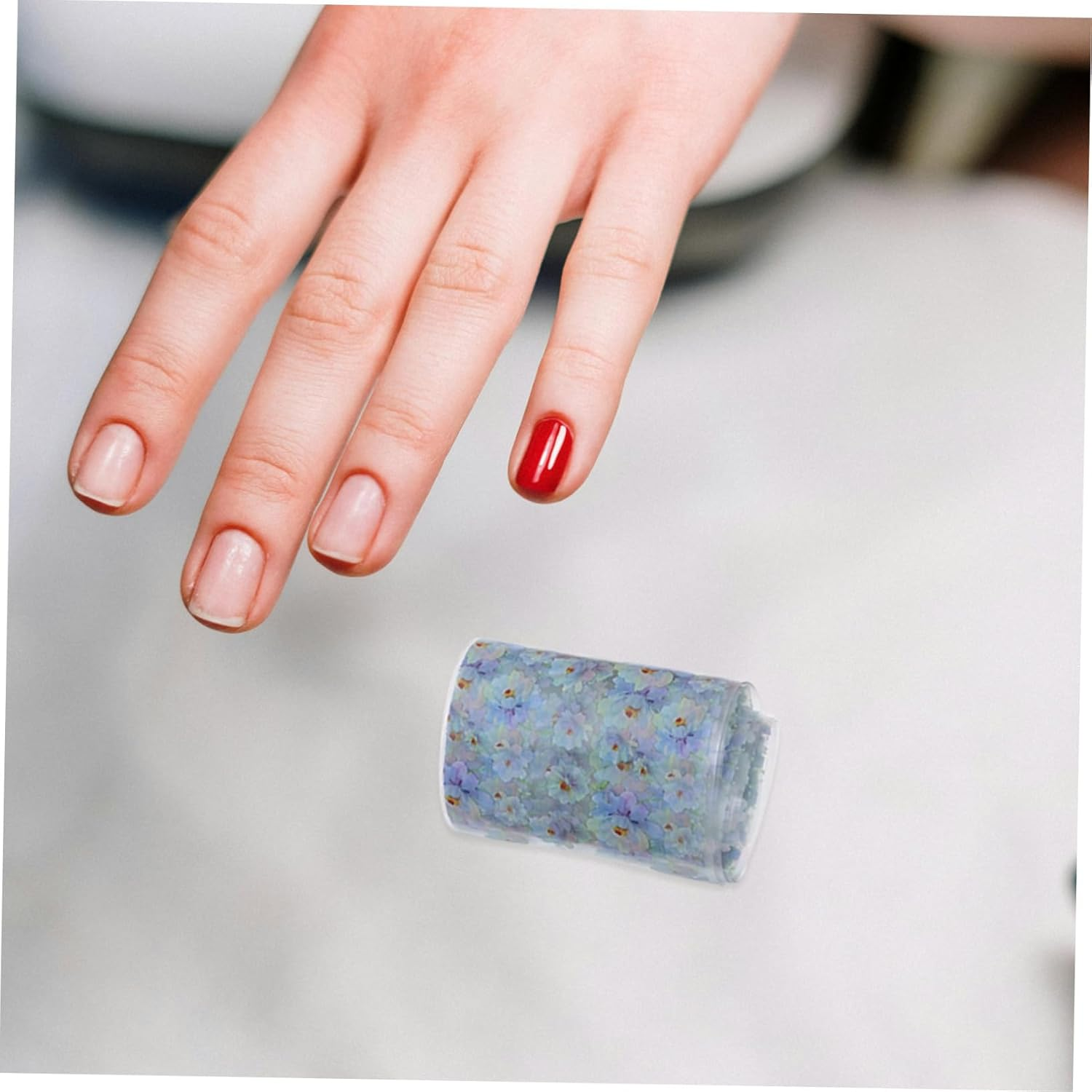 Mikinona 10 Sheets Flower Nail Art Stickers Christmas Nail Decals Women DIY Manicure Pastes for Party - Assorted Color image number 3