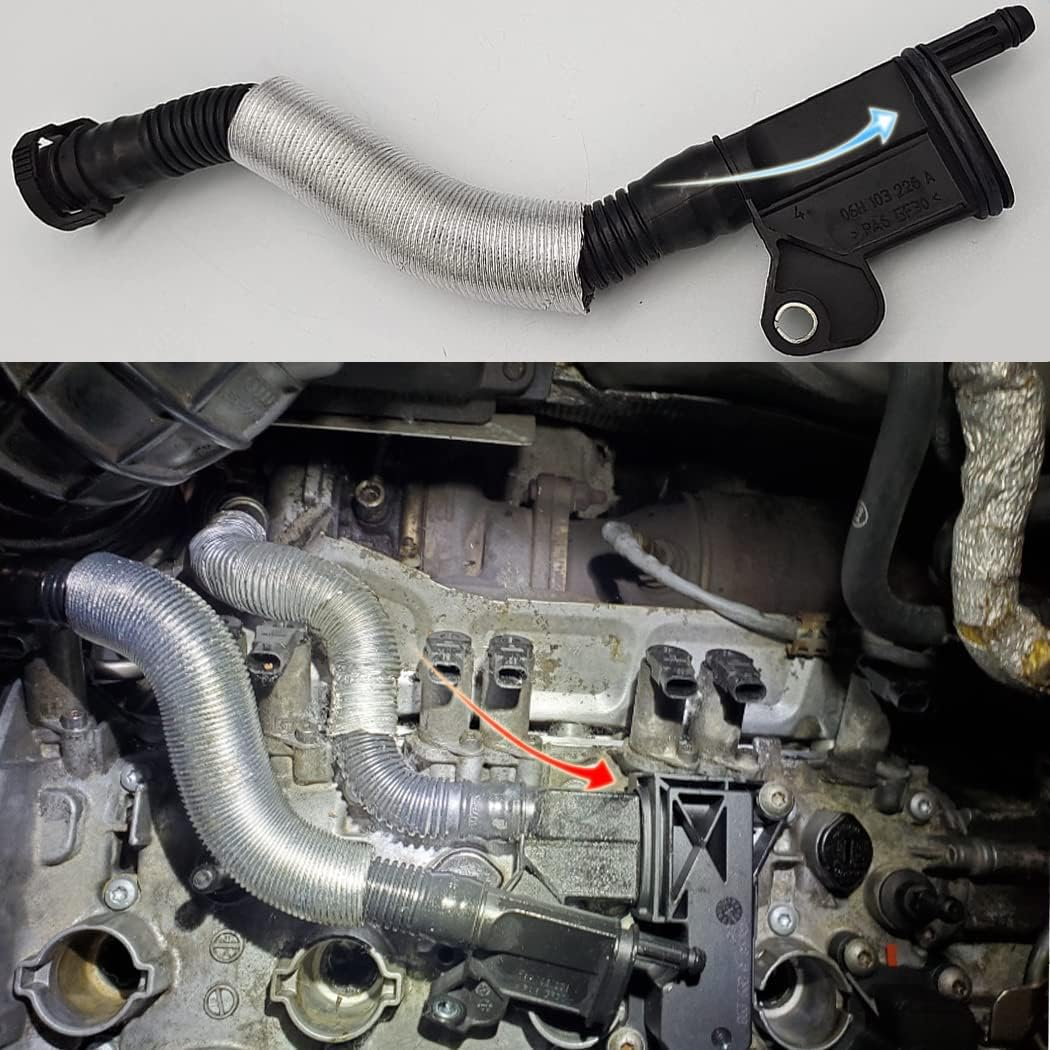 PCV Valve Tiguan Passat GTI A4 A3 Vw CC Audi 8P,06H103495 Pcv Valve Hose Kit for Audi A3 A4 A5 Q5 TT Vw Beetle Eos GTI Jetta Passat Tiguan Skoda(06H103495Ab) image number 4