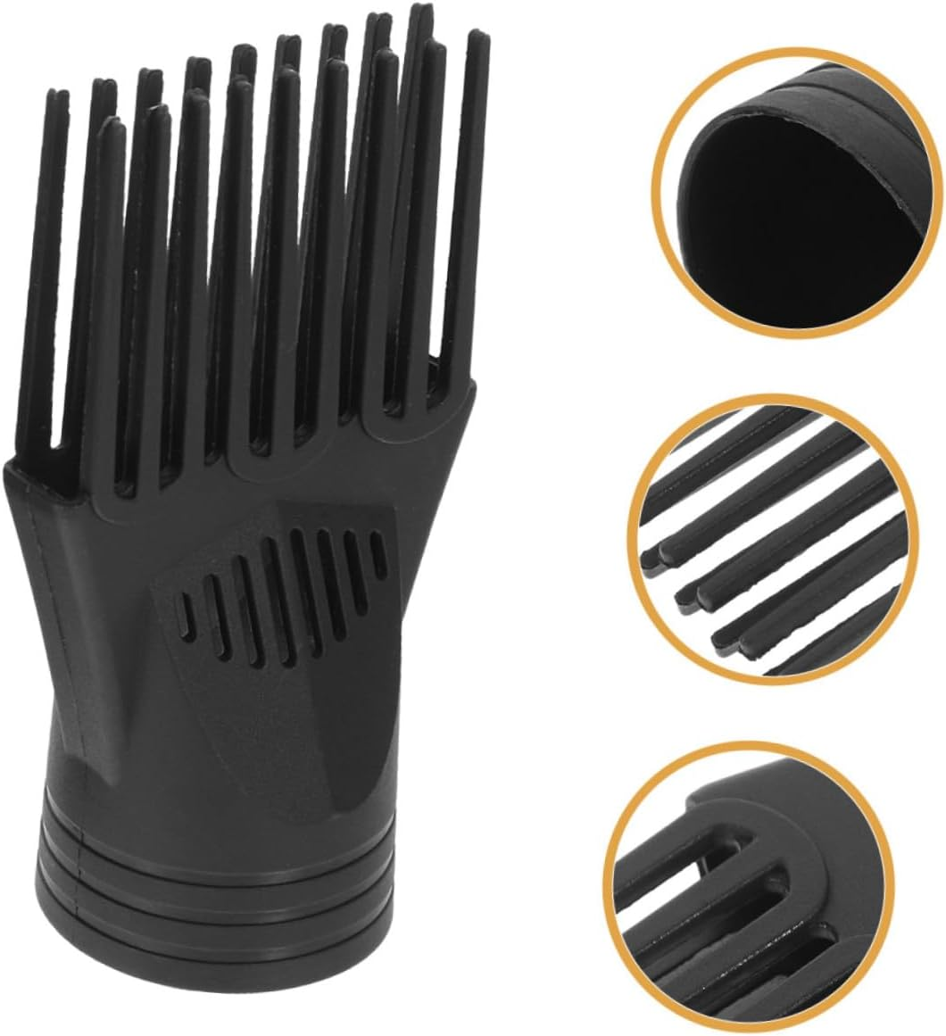 HAMPPLIES 10Pcs Hair Dryer Nozzle Attachment Reusable Plastic Hair Styling Comb Replacement for Blow Dryers Suitable for Home and Salon Use image number 6