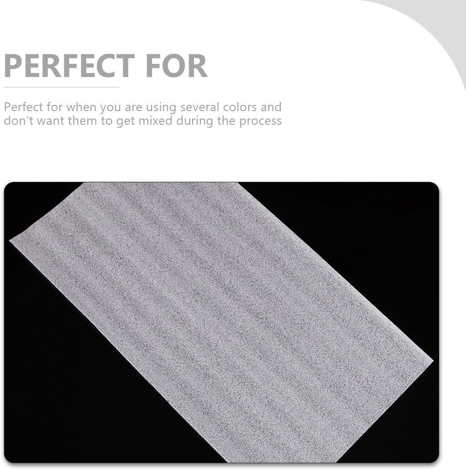 Ipetboom Hair Coloring Paper 40 Sheets Reusable Highlighting Wraps for Precise Hair Dyeing Salon and Home Use Transparent Foam Foils Hairdressing Supplies image number 6