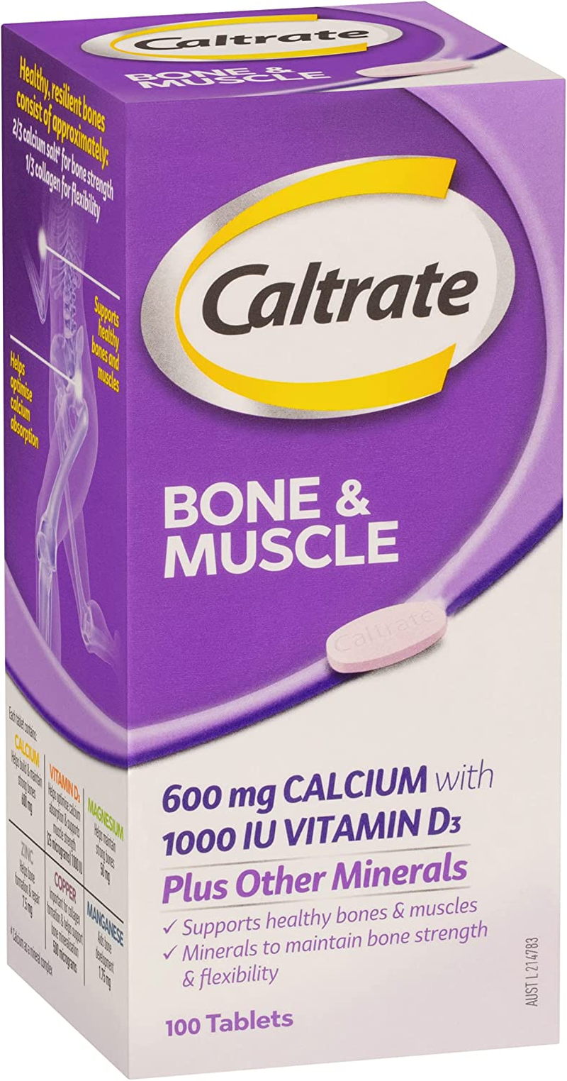 Caltrate Bone and Muscle Health Tablets, Multi 100 Count (Pack of 1) image number 5