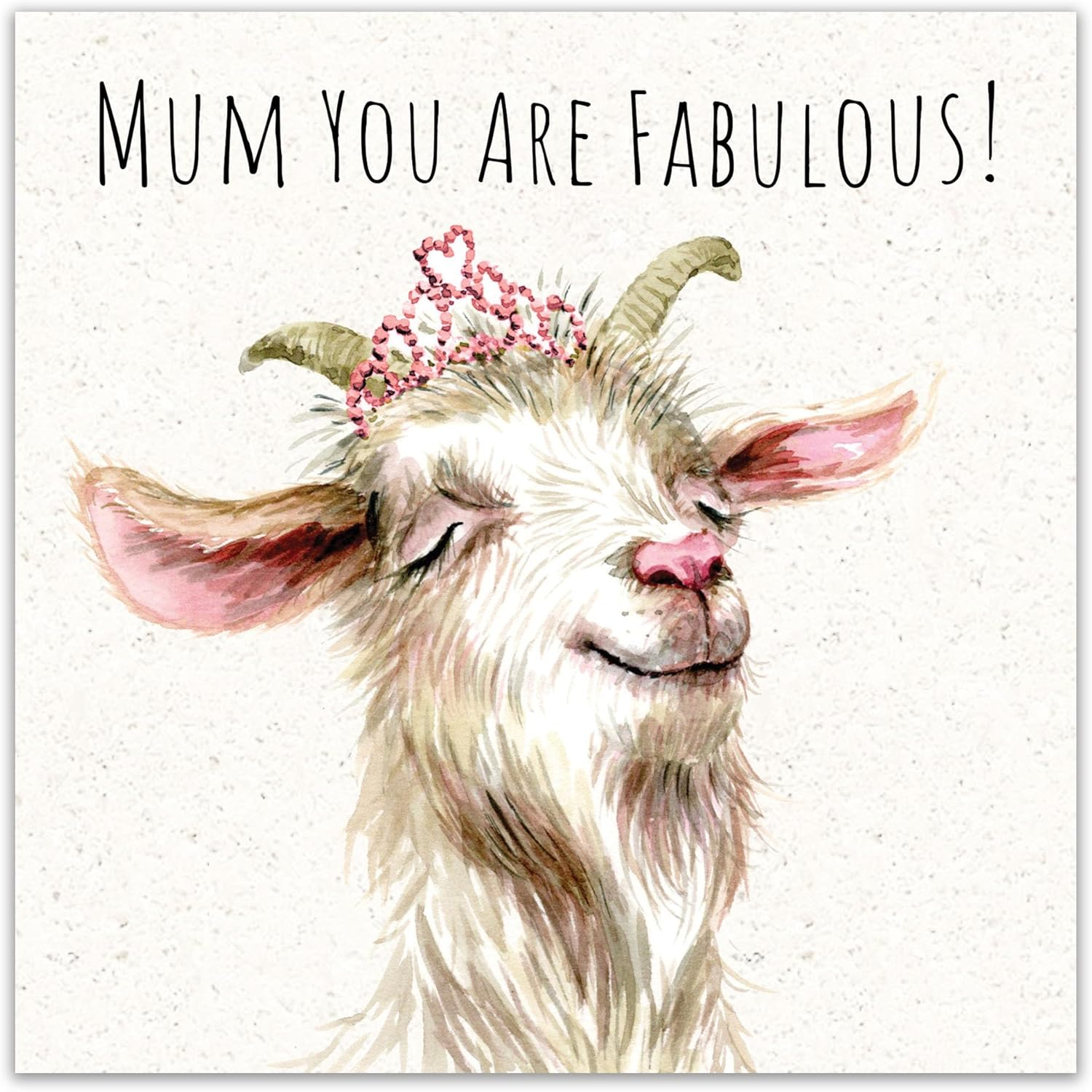 Twizler Funny Mother'S Day Card - Fabulous Goat - Humour Happy Mothering Sunday Card for Mum Mummy image number 3