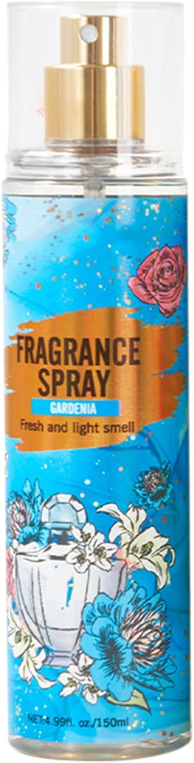 Linjinx Sheer Fragrance Perfume Spray Alcohol Free Long Lasting Body Mist for Women Daily Wear Rose One Size