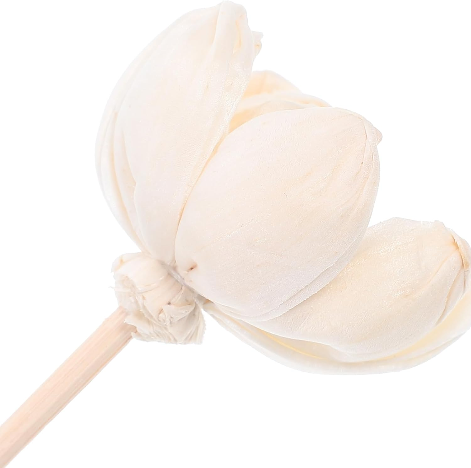 4Pcs White Cotton Aromatherapy Flower Diffusers - Natural Diffuser for Home, Office, Yoga Room, Bedroom, Hotel - DIY Decoration, Essential Oil Fragrance, Relaxing Scent