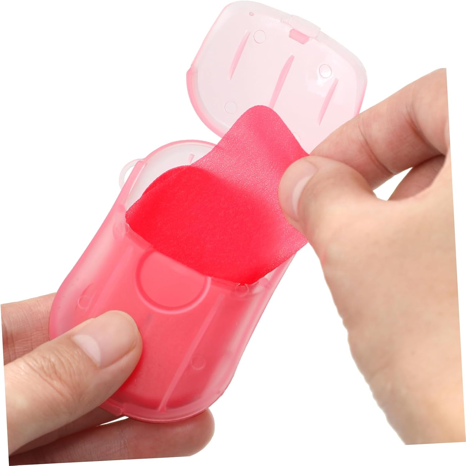 GANAZONO 120Sheets Travel Camping Accessory Paper Soap Portable Travel Soap for Outdoor Activities image number 1