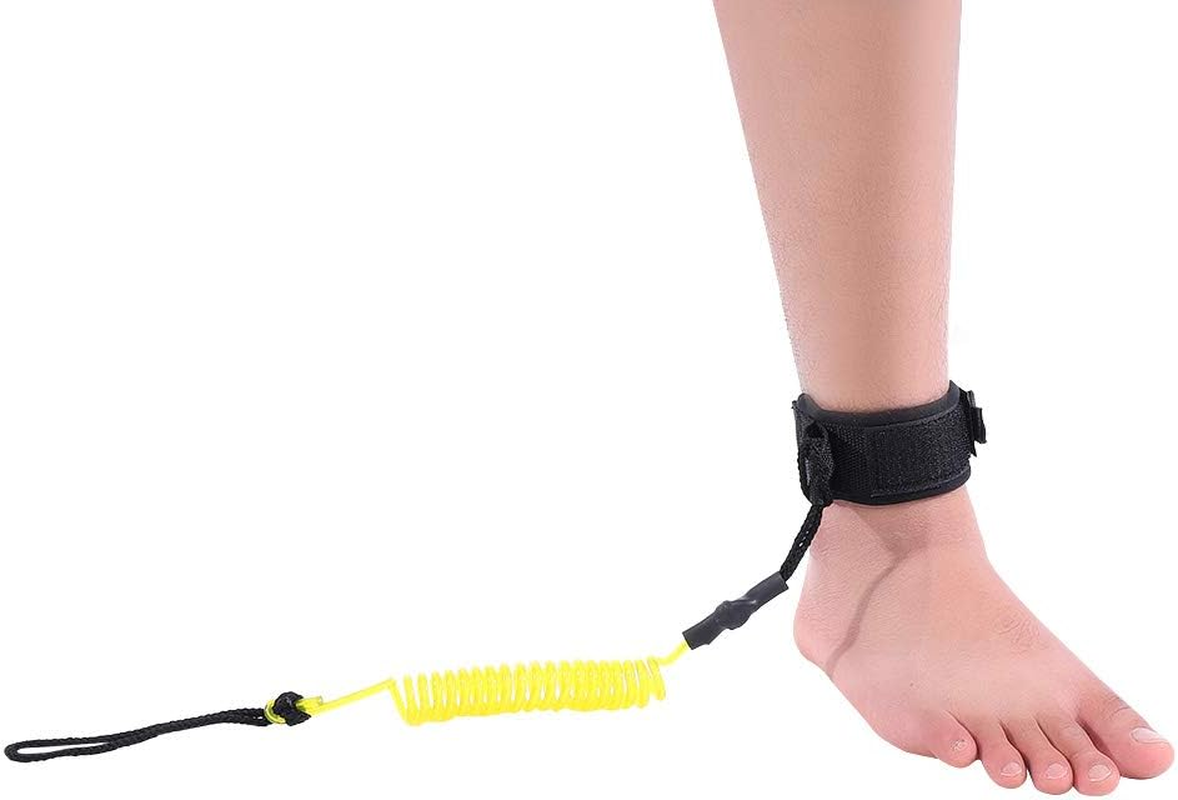 Lightweight Leg Leash, Board Leash, for Bodyboard (Yellow) image number 6