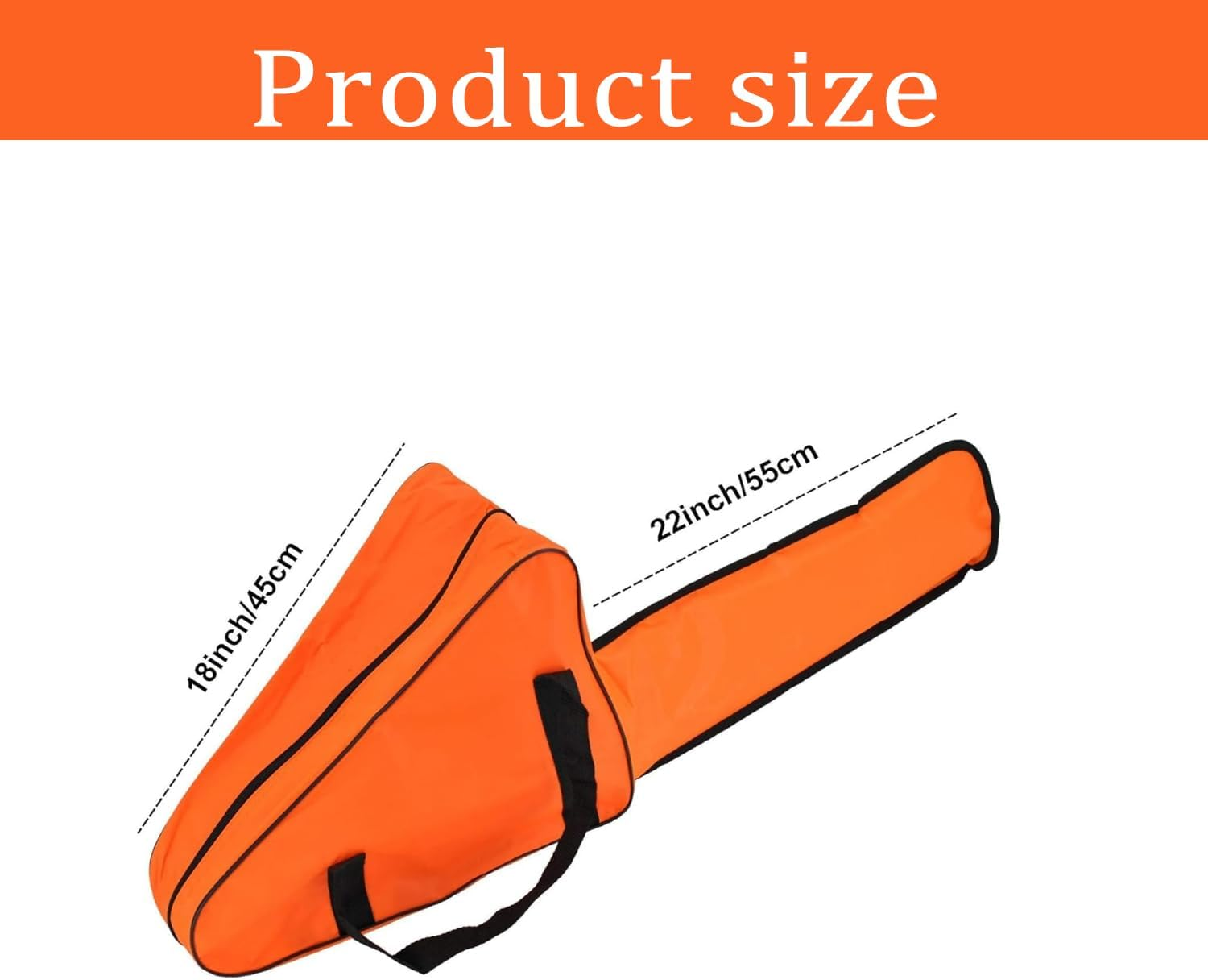 Lxcshljx Chainsaw Bag Carrying Case, 22 in Heavy Duty Waterproof Chainsaw Bag with Handle and Sticky Strip, Portable Chainsaw Storage Bag, Oxford Chainsaw Carry Bag Holder for Stihl Husqvarna Chainsaw