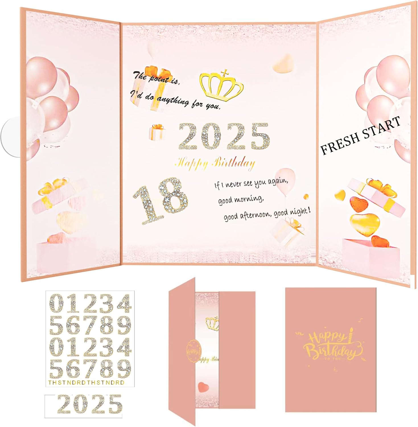 ZSYTZL Black Gold Happy Birthday Decorations Party Decorations Birthday Card Birthday Guest Book,Happy Birthday Signature Guest Book Party Supplies for Men Women Suitable for All Ages Birthday Gifts