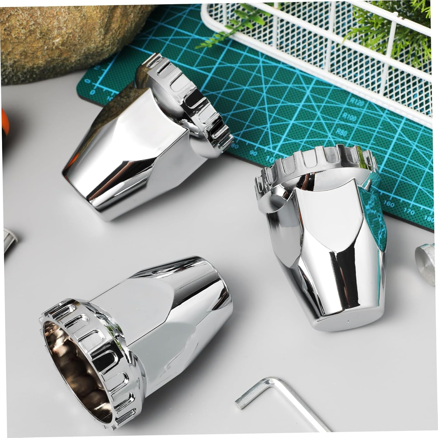 20Pcs Lug Nut Covers for Semi Trucks Easy Install Caps for Trailer Lug Nuts for Truck Wheels Versatile Accessory for Models image number 4