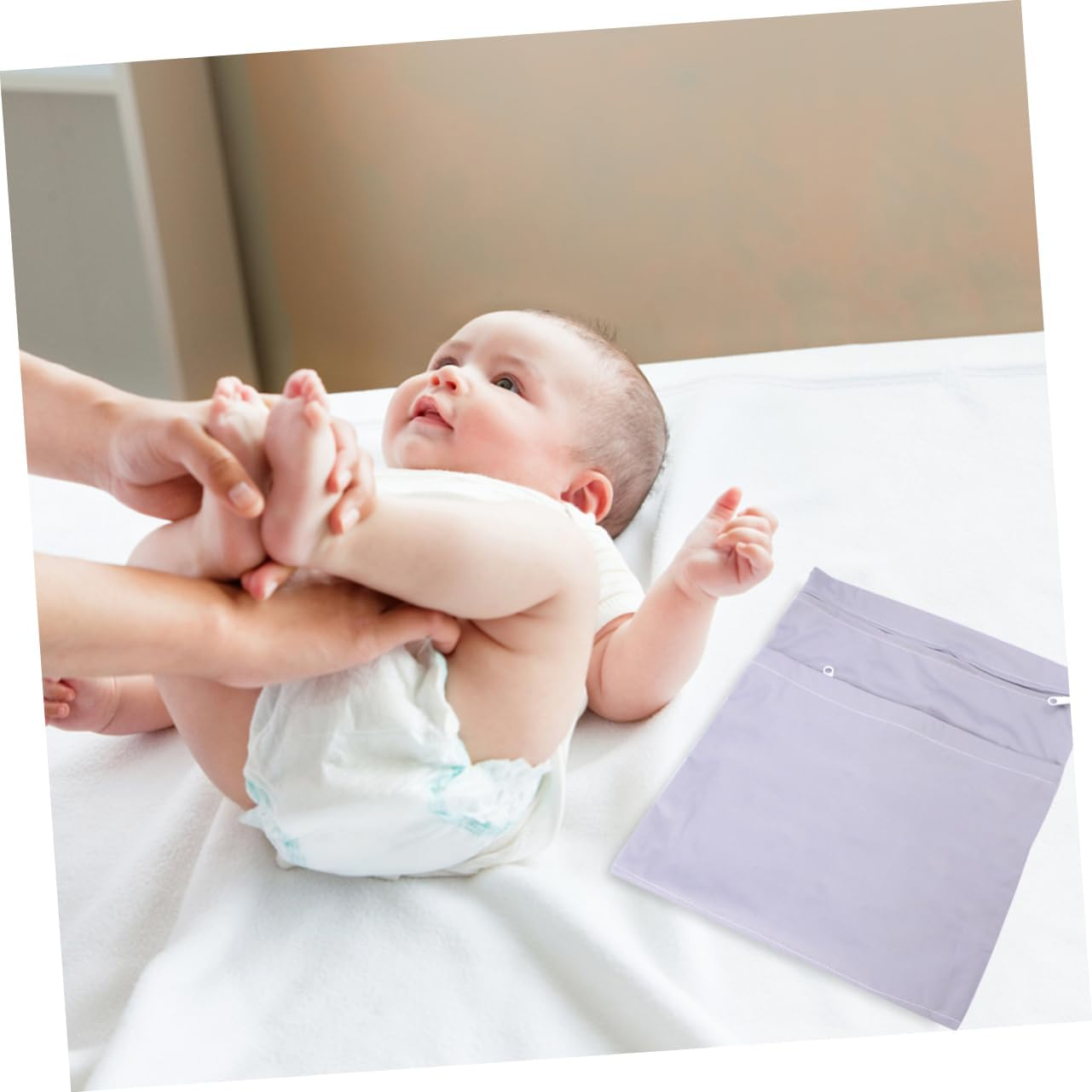 Toyvian Diaper Bag for Travel Wet Bag Diaper Caddy Organizer Large Capacity Compact image number 5