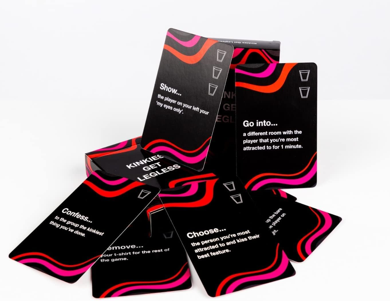 Kinkies Get Legless Drinking Card Games- What&rsquo;S Played in the Room Stays in the Room Drink or Dare Game- Fun, Brutal Drinking Games for Adults Party, Hen & Stag or Any Other Parties image number 4