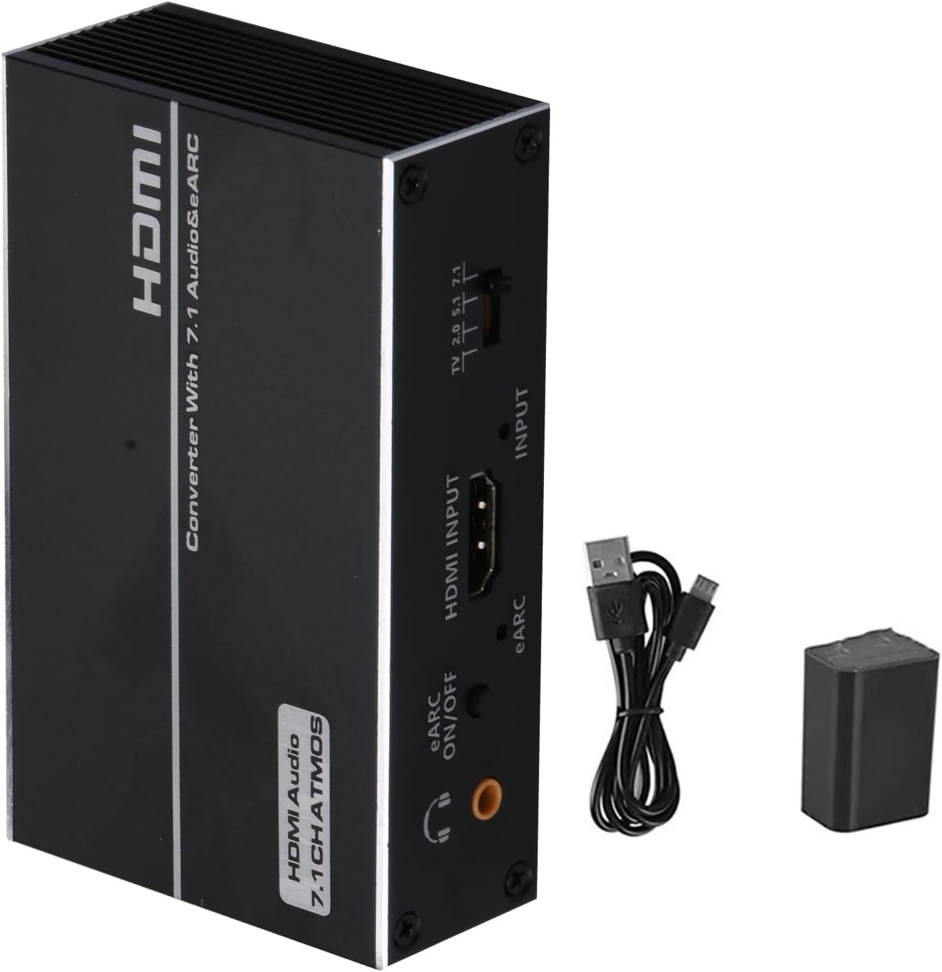 MOUDOAUER EARC HDMI 2.0 Audio Extractor 4K@120Hz HDMI to Optical 3.5Mm AUX Audio Adapter Supports 4K 1080P image number 3