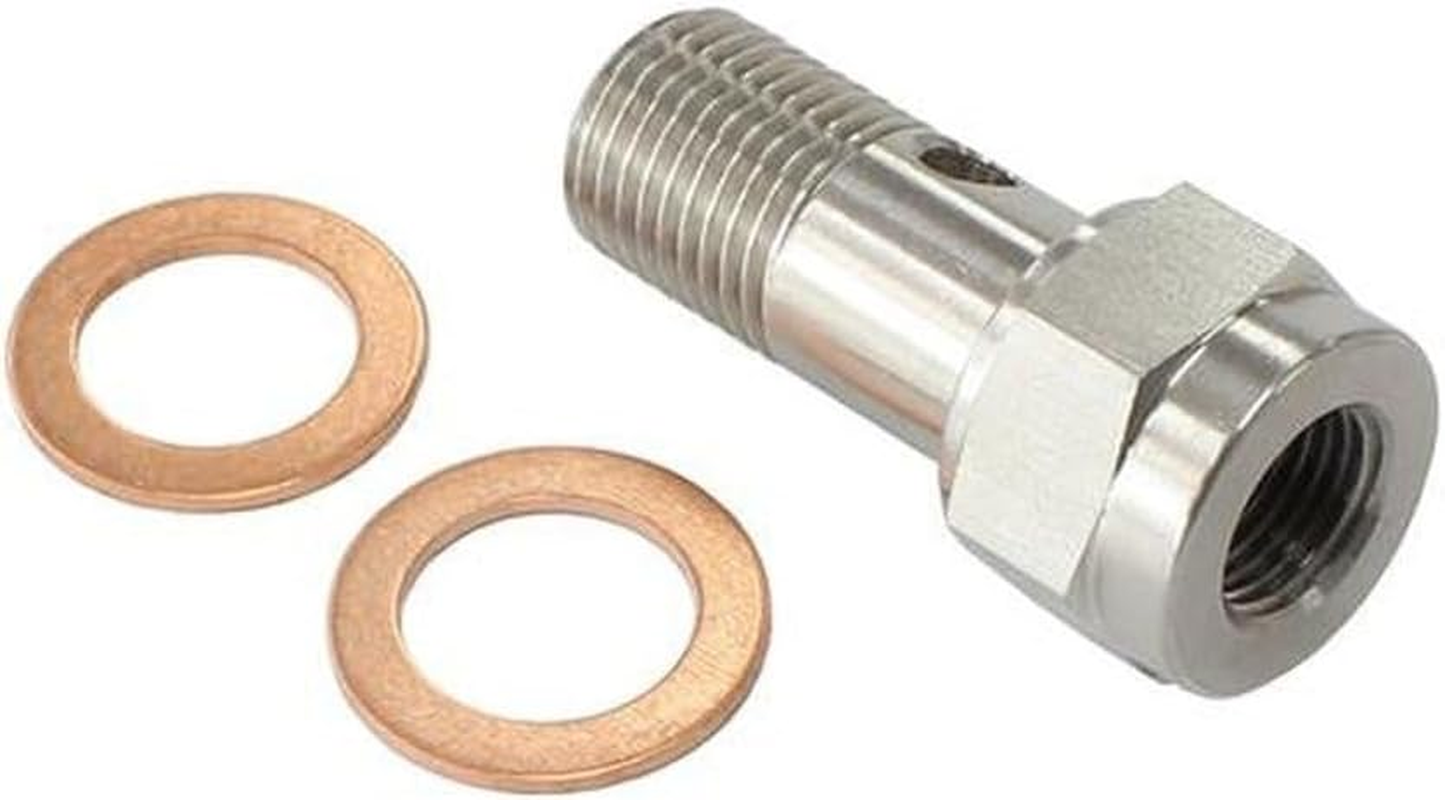 Aeroflow Banjo Bolt M12 X 1.25Mm Stainless 1/8" NPT Long