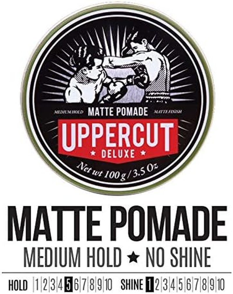 Uppercut Deluxe Matte Pomade Hair Styling Product for Men with a Medium Hold, No Shine Water Based Matte Hair Styling Product Easy Wash Out, No Residue 100G image number 3