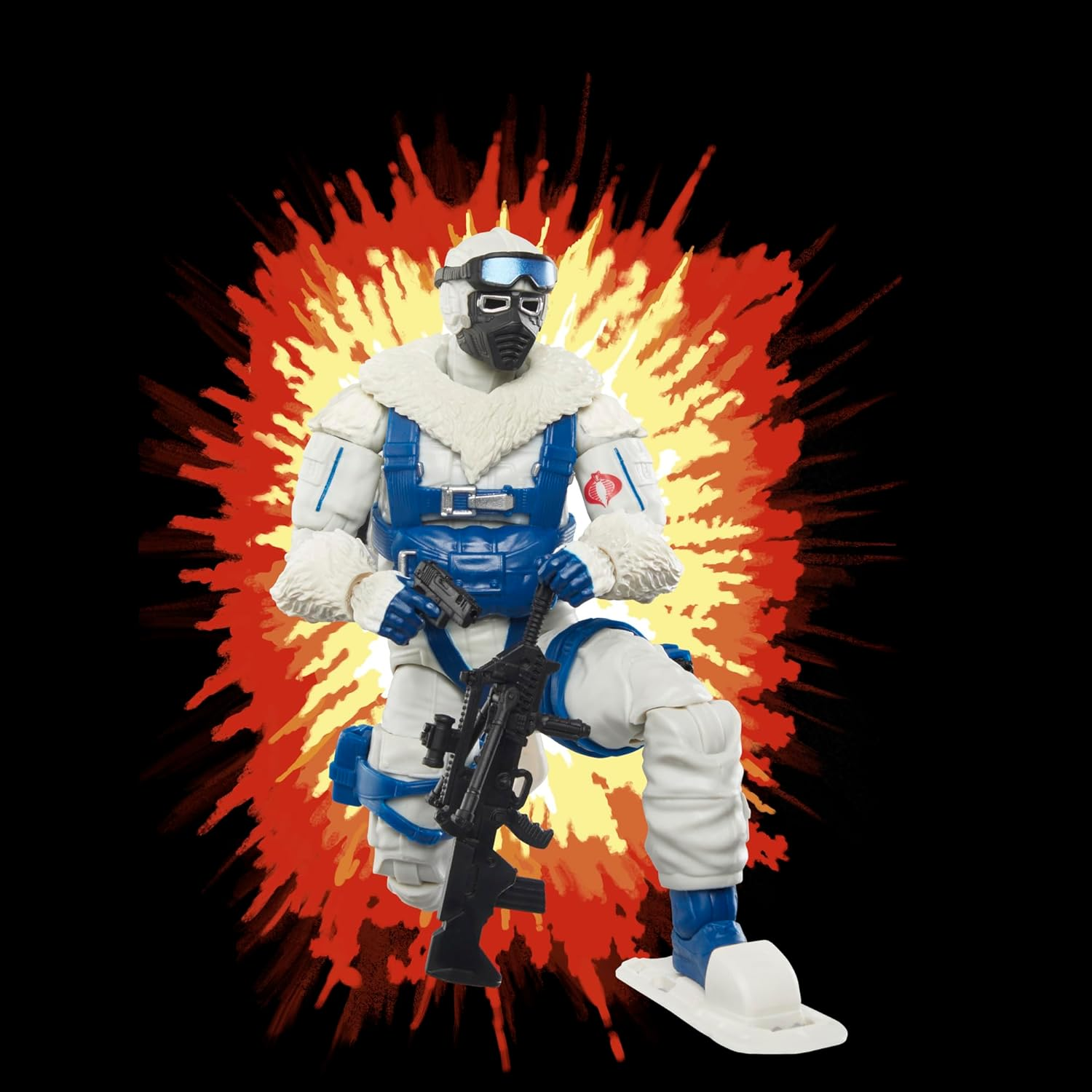 G.I. Joe Classified Series Retro Cardback Snow Serpent, Collectible 6 Inch Action Figure with 8 Accessories image number 3