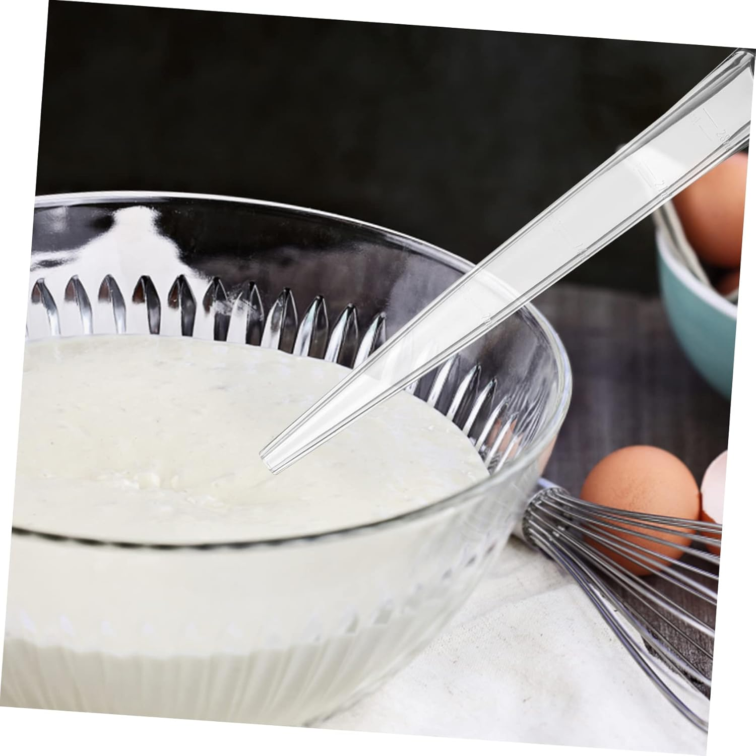 OSOLADY Test Tube Measuring Tool Calibrated Large Pipette Cooking Dropper with Scale Pipette Dropper Graduated Baking Pipettes Measured Dropper Liquid Dropper Kitchen Droppers Black image number 2