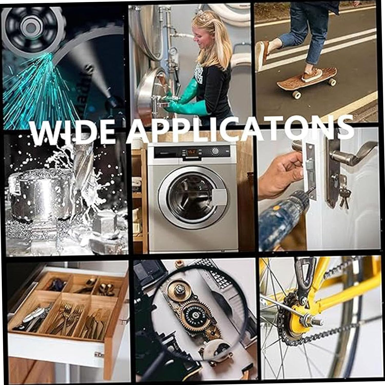 160Pcs 8Mm Steel Balls,Steel Bearing Balls Precision Balls, for Ball Bearing,Bracket Bike Loose, Keychain Wheel,Bearing Ball Replacement Part image number 1