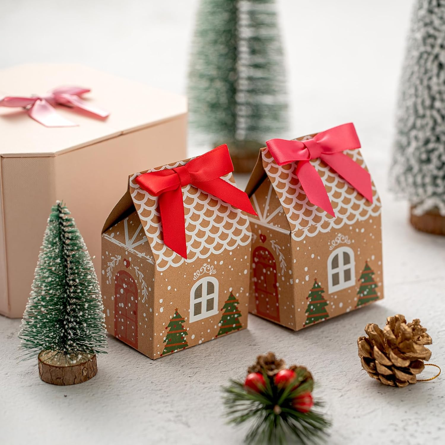 50 Mini Bows Decor Small Satin Ribbon Bow Decorations for Gift Wrapping Birthday Valentine'S Day Weddings Cake Decor Black