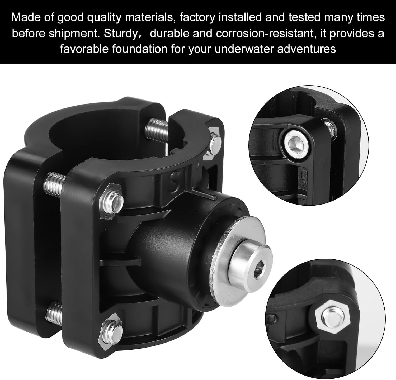 0 Degree Pole Mount Accessories, for Panoptix Lvs32-Transducer for Livescope plus LVS34 and System Replace 010-13228-03 0101322803 for Livescope Ice Fishing Bundle and Associated System image number 1