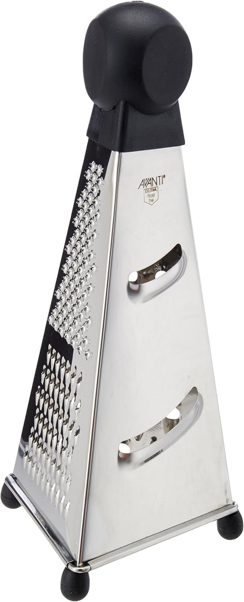 Avanti Lifestyle 3 Way Triangular Stainless Steel Grater, 20 Cm Size Silver/Black image number 4