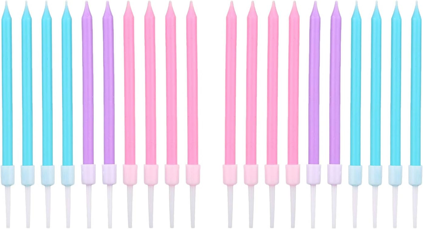 Luter Birthday Candles Cupcake Candles for Birthday Wedding Party Decoration (Gold)