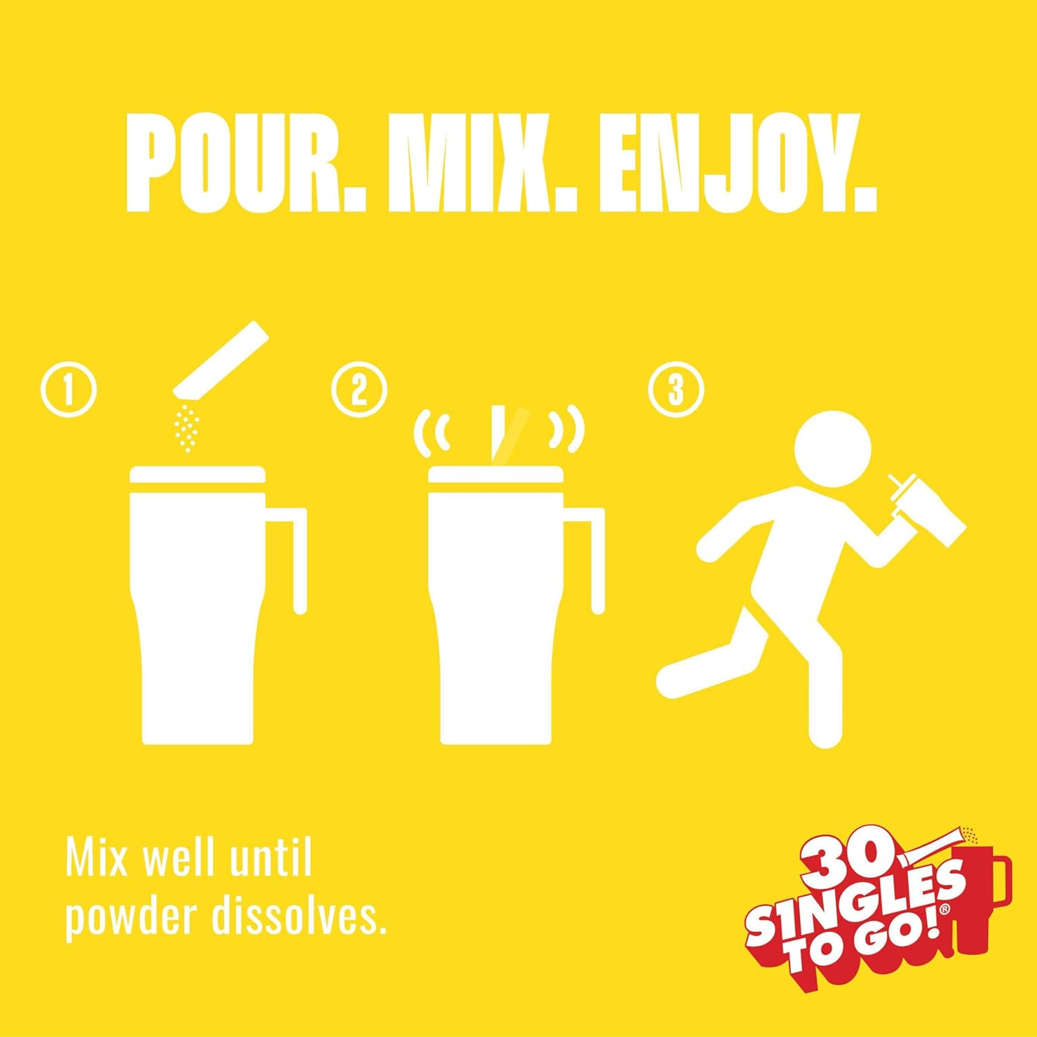 Starburst Singles to Go Variety Pack, Watertok Powdered Drink Mix, Includes 4 Flavors, Strawberry, Cherry, Orange and Lemon 1 Box (30 Servings) image number 1