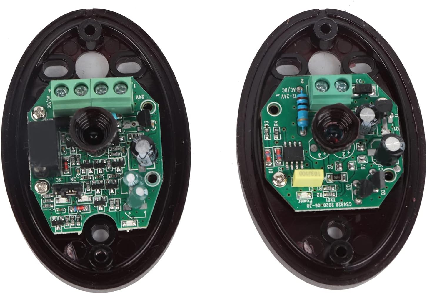 20M Range Photoelectric Infrared Beam Sensor Pair, Simple Door & Driveway Security Alarm System for Home Safety, Wireless Automatic Detector with Remote image number 5