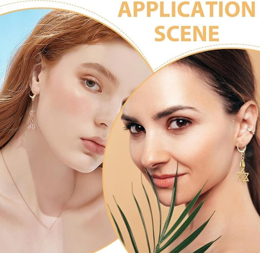 100Pcs Earring Hooks for Jewelry Making Hypoallergenic Earring Hooks Earring Findings Stainless Steel round Lever Back Clasp Hoop Hypoallergenic French Earring Hooks（Gold and Silver） image number 1