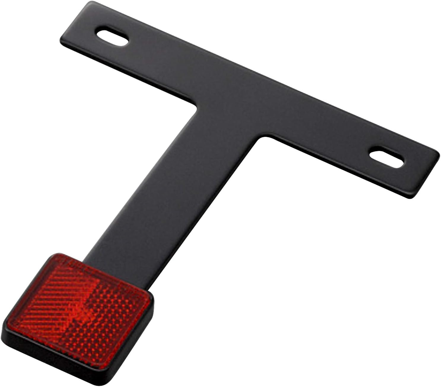 Daytona 63252 Motorcycle Reflector, 45&deg; Angle, Aluminum, Slim Reflector, Black