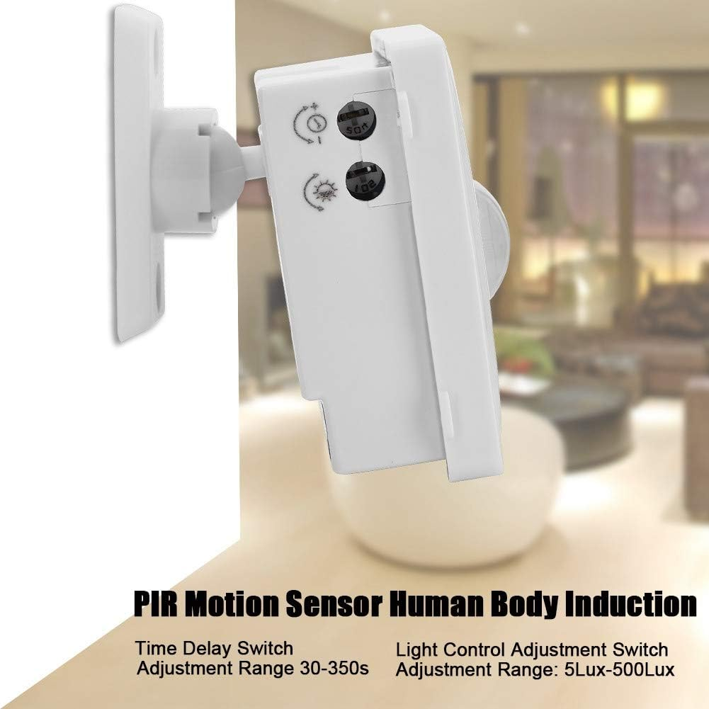 Sensor,Richer-R 12V Automatic Adjustable Infrared PIR Motion Sensor with Adjustable Range Button,Human Body Induction for LED Light Wide Applications image number 6