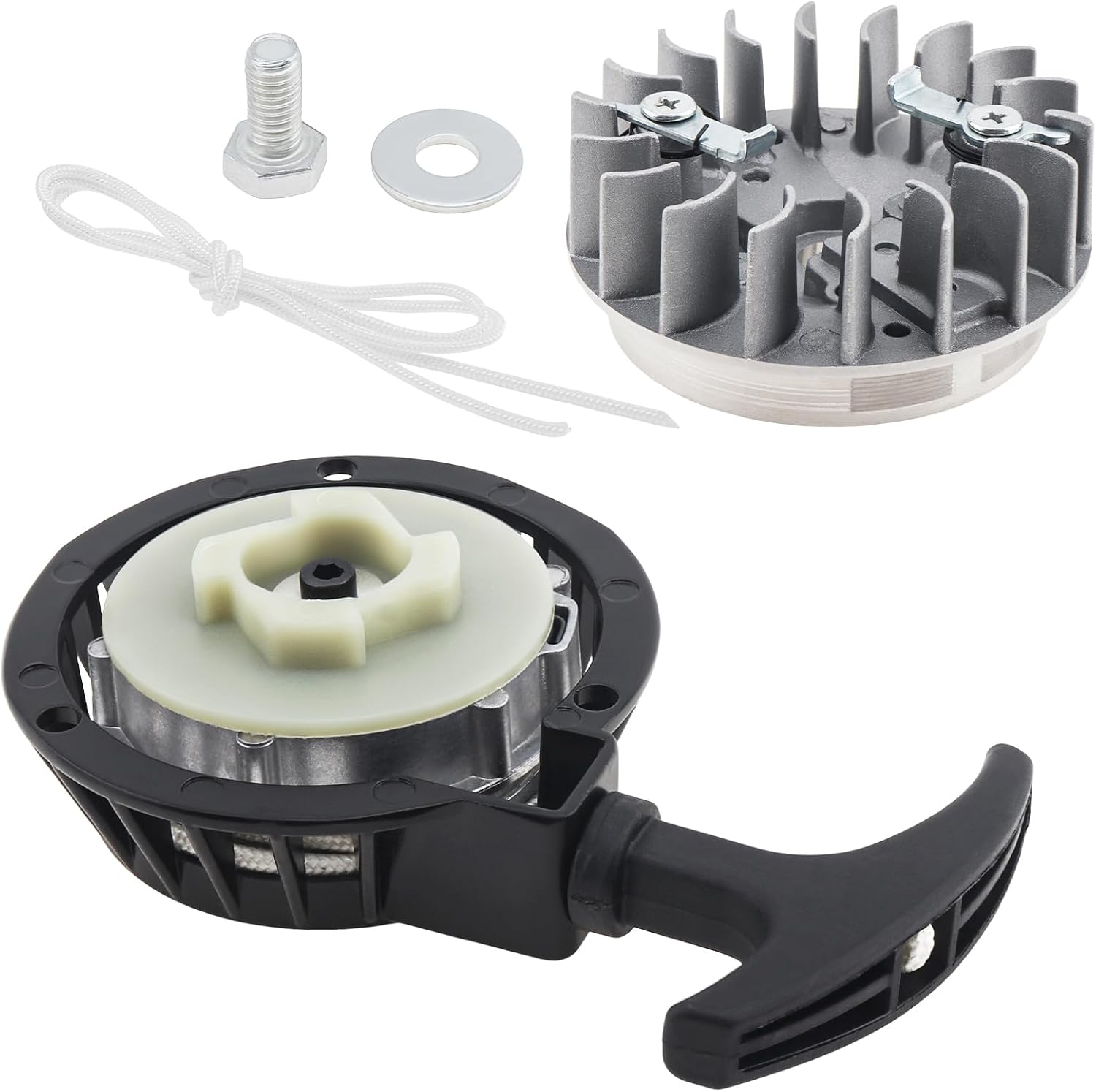 Windance Aluminum Alloy Pull Recoil Starter for 2 Stroke 47Cc 49Cc Taotao Coolster Chinese Mini ATV Quad 4 Wheeler Go Kart Pit Dirt Pocket Bike image number 3