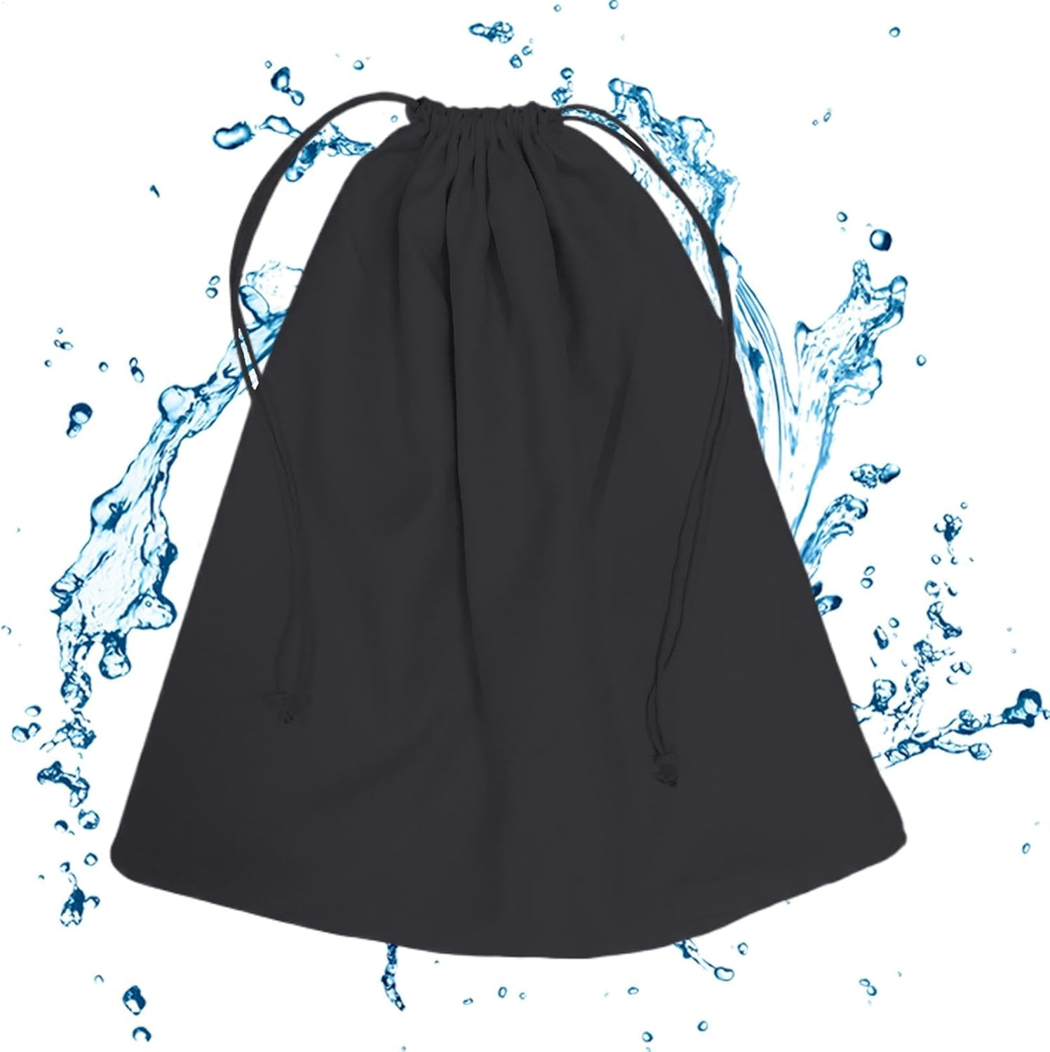 Dust Bags for Purses, Dust Bags for Wallets, Bag Protector Dust Bags with Lamb | Large Bags Bags, Travel Shoe Covers, Fully Closed for Shoes - White/Dark Grey Heather image number 5