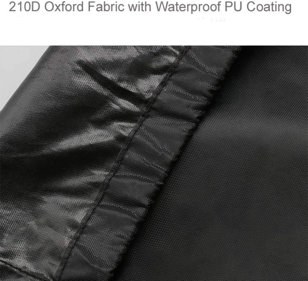 Motorcycle Cover Waterproof Outdoor MAYHOUR Motorbike Scooter Cover Water Dust UV Protective for outside Storage Indoor Scooter Covers with Lock Holes PU Coating Elastic Hems and Wind Buckle (Black, (Xl)97&times;41&times;49In/245&times;105&times;125Cm) image number 2