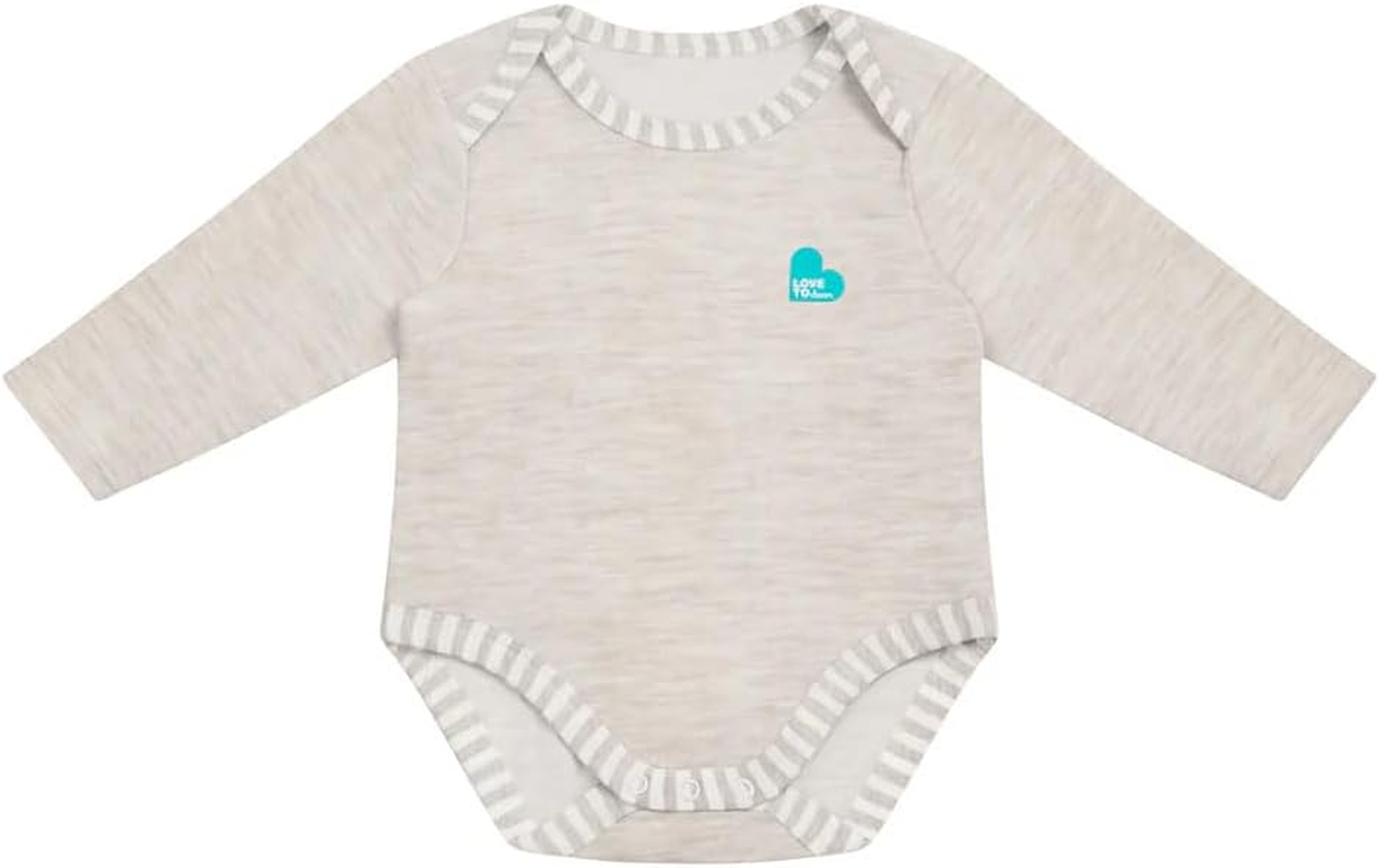 Love to Dream Baby Bodysuit, Longsleeve Pyjama, Soft and Stretchy, One-Piece Layering Merino Wool, Snap Opening Unisex Bodysuit, All Seasons image number 3