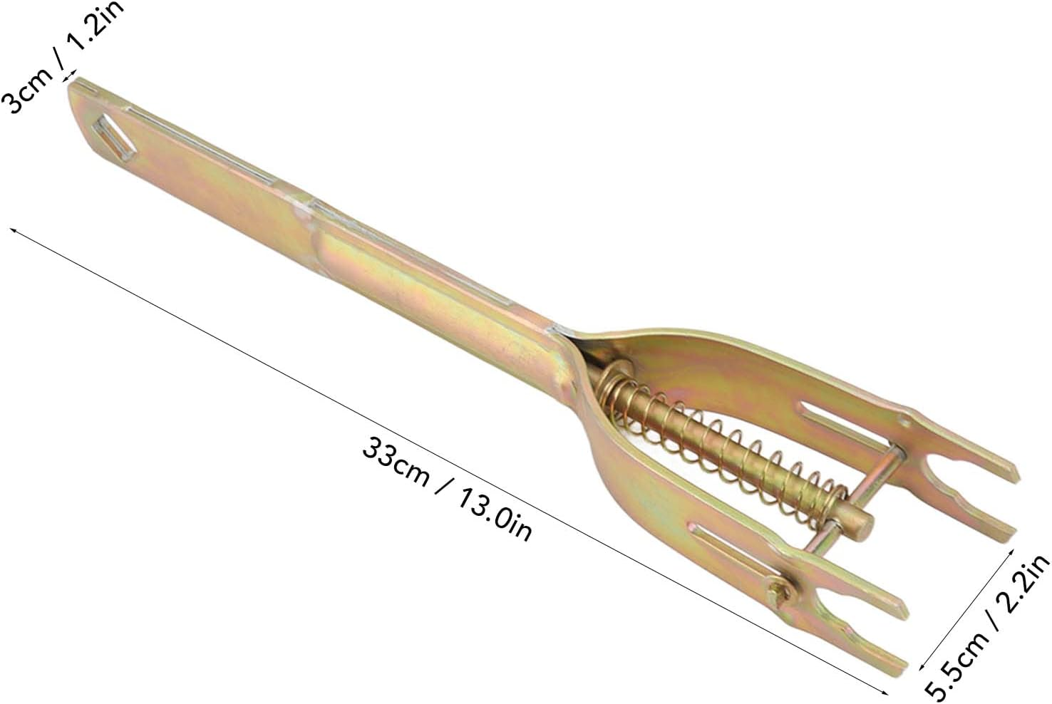 Husbandry Pasture Fence, Steel Electric Fence Strainer Handle Universal in Line Strainer Handle Fence Tightener Tool for Electric Fence for Electric Fence (MLD-LFT14-1)