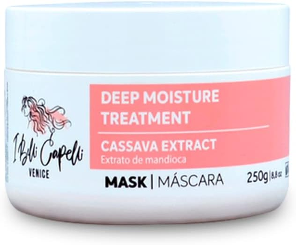 Ibelli Capelli Venice Cassava Extract Argan Oil Hair Mask Cassava 8Oz (250G) image number 4