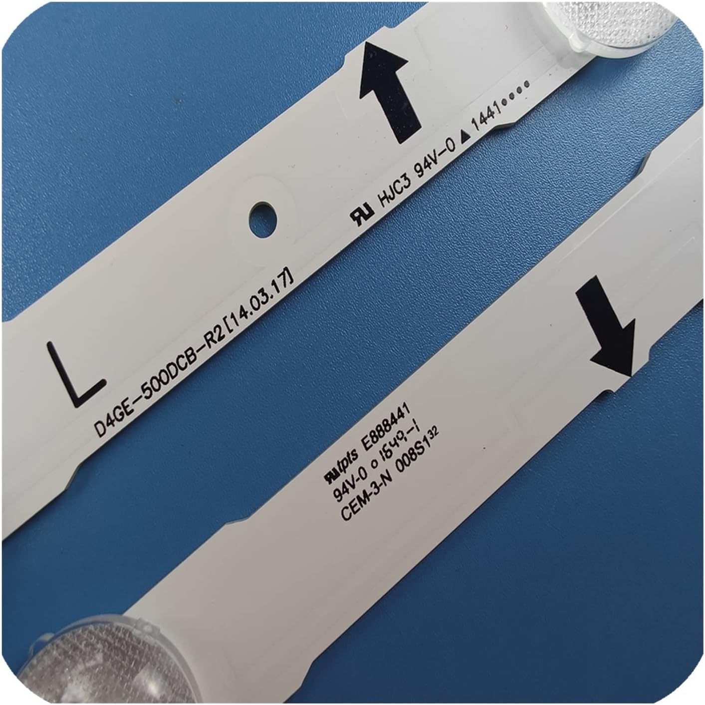 BABCPMPGK LED Backlight Strip Fit for Samsung UE50H6400AW UE50H6400AWXZF UN50J5500 UN50H6350 HG50NE690 UE50J5600 UE50J6200 BN96-30428A 30427A image number 4