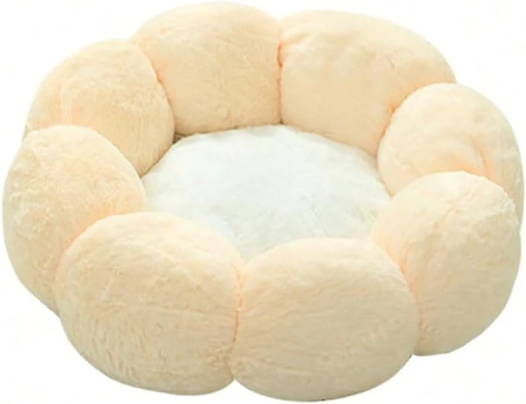 21 Inch Pet Bed, Washable and Non-Skid Cat Dog Bed, Soft Plush Warm Winter Puppy Bed for Small and Medium Dog Puppy Kitten Kitty Sleeping, Fits up to 20 Lbs image number 6