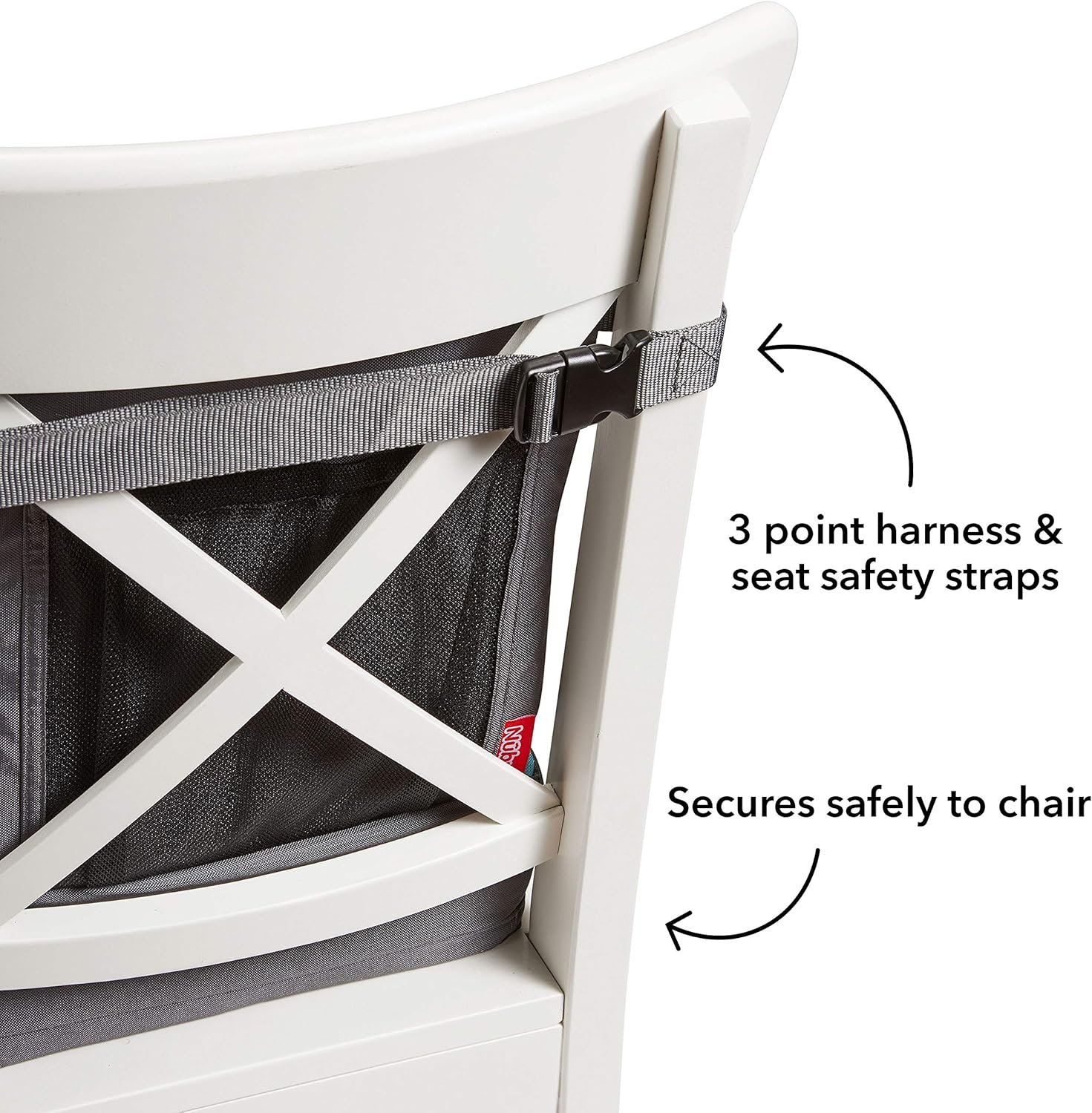 Nuby Travel Booster Seat, Folds into a Handy Bag image number 5