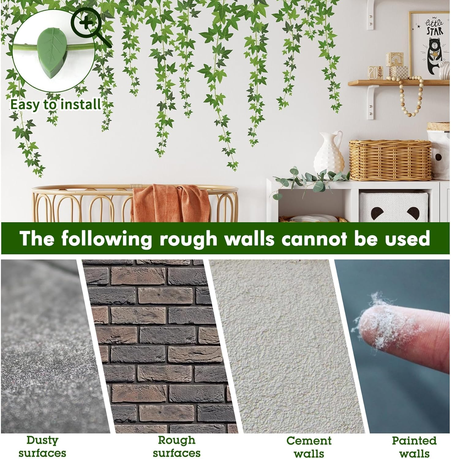 Plant Clips 40 Pcs Plant Wall Clips Plant Clips for Climbing Plants Indoor Plant Climbing Clips Plant Holder Clips Plant Climbing Wall Fixing Clip Plant Hanger Clip Vine Clips Vine Leaf Clips image number 4